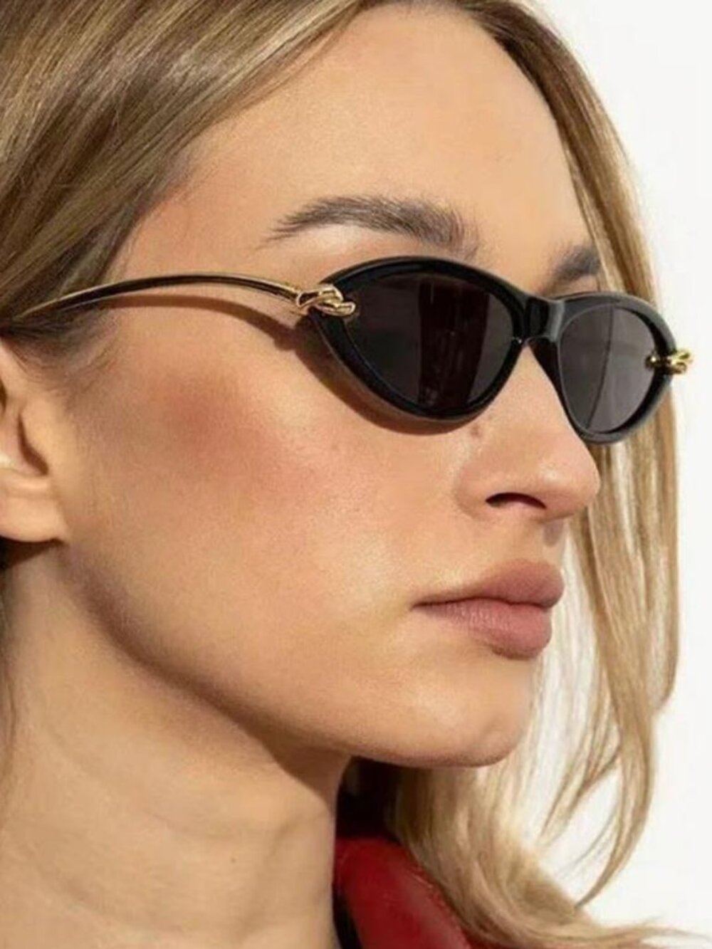 Vintage Cat Eye Oval Sunglasses